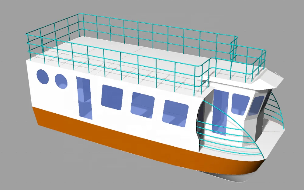 CE Certified 11--15m Aluminum Catamaran Passenger Boat For Sale