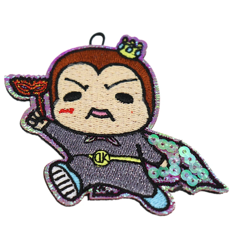 China Supplier Custom Figure Superman Patches Embroidery Design/Clothing Accessory
