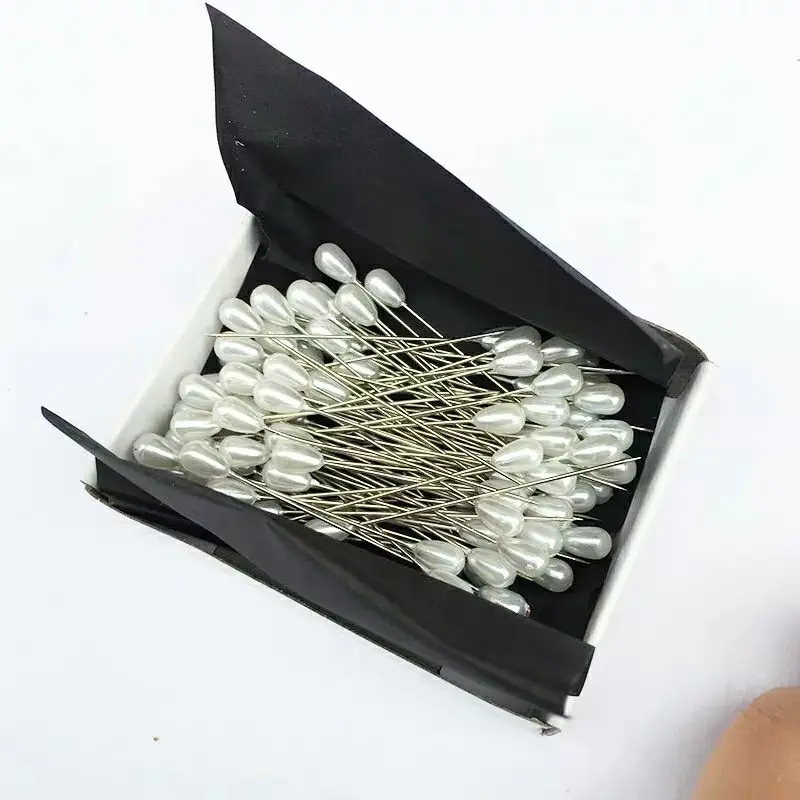 Shayla Safety pins hijab pins pear Shape Pearl Head Pin