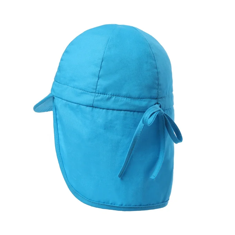 Kaavie blank kids hat wholesale baby summer cap toddler flap sun hat kids cap hat