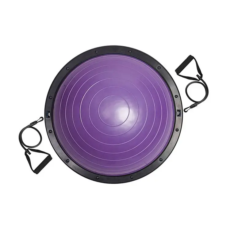 Hypoallergenic And Eco-Friendly Non-Latex Pvc Construction Yoga Half Ball For Home Gym