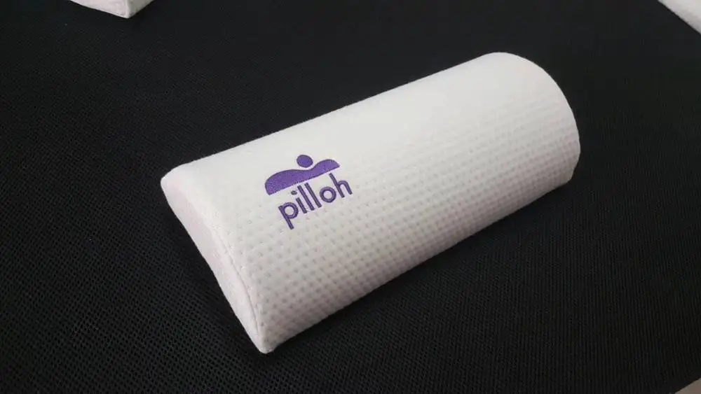 
half-moon memory foam cushion /relax foot cushion/ lumbar support back cushion with embroidery 