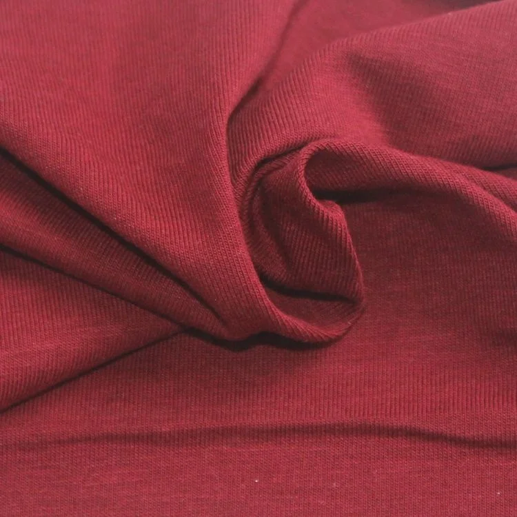 fashion hot sale combed cotton viscose elastic single jersey fabric