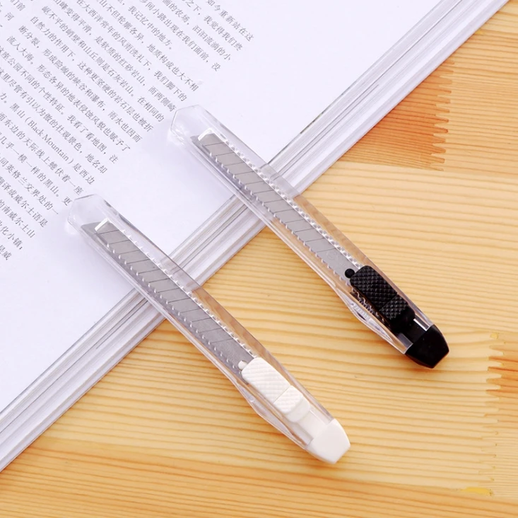 Мини Портативный нож ABS Прозрачный Универсальный нож детский резак для бумаги