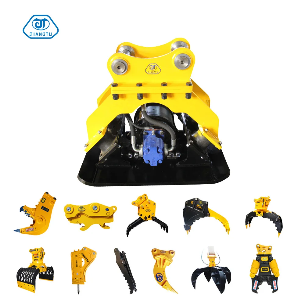 Hydraulic Vibration Plate Soil Road Compactor for Excavator