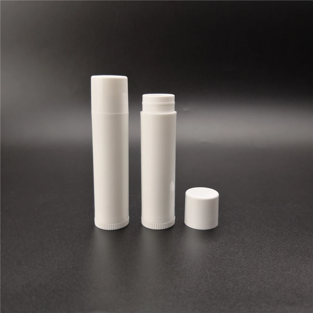 5g Plastic Slim White Chapstick/ Glue Stick Container Tubes