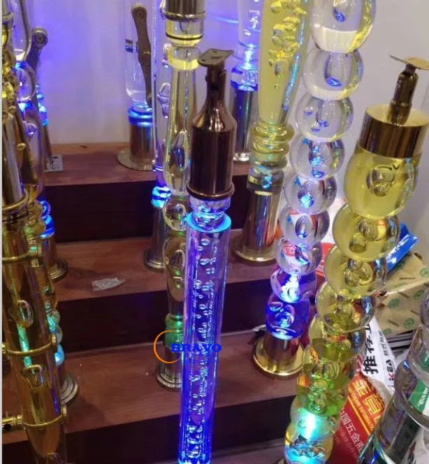  Для свадебной вечеринки светодиодная круглая прозрачная акриловая трубка с тюнинговым светом для аквариума водными пузырьками украшение пробки