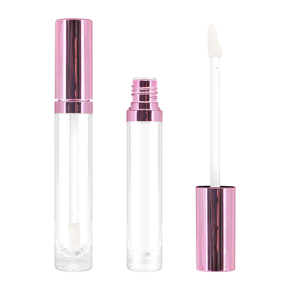 Manufacturer Cheap Custom Cosmetic Packaging Empty lipgloss tube plastic lipstick cosmetic make your own lipgloss tube