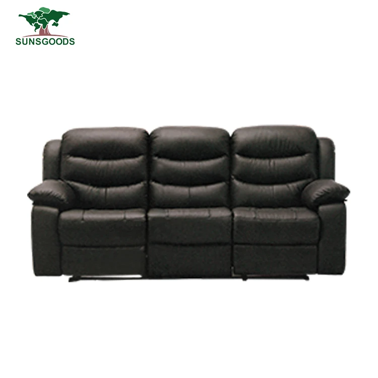 High Quality Cheap Black Leather Sofa Folding Chair Modern Furniture