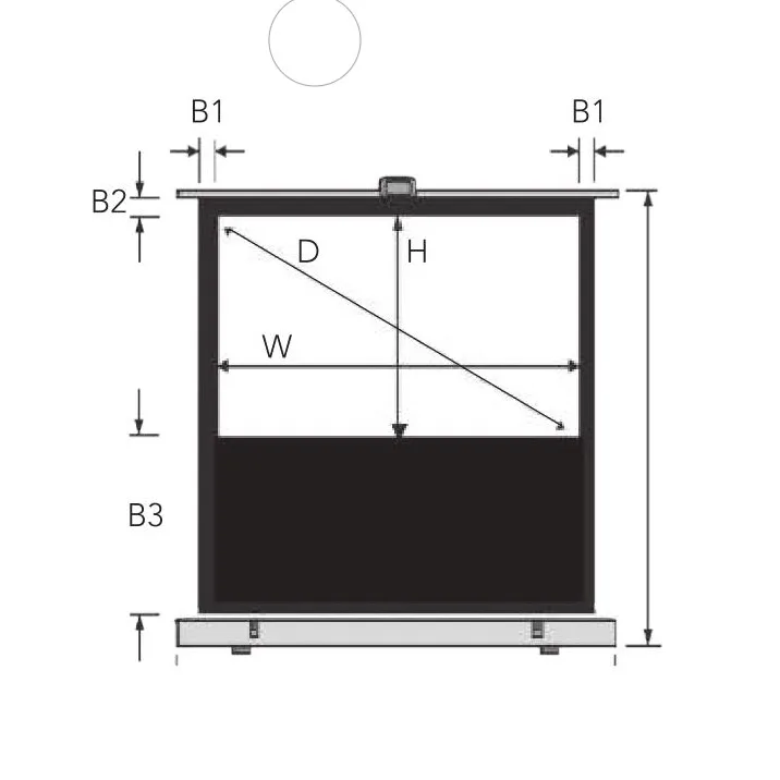 120, Серия ad, напольный alr-экран для ультракоротких проекторов, уличный экран для быстрого складывания