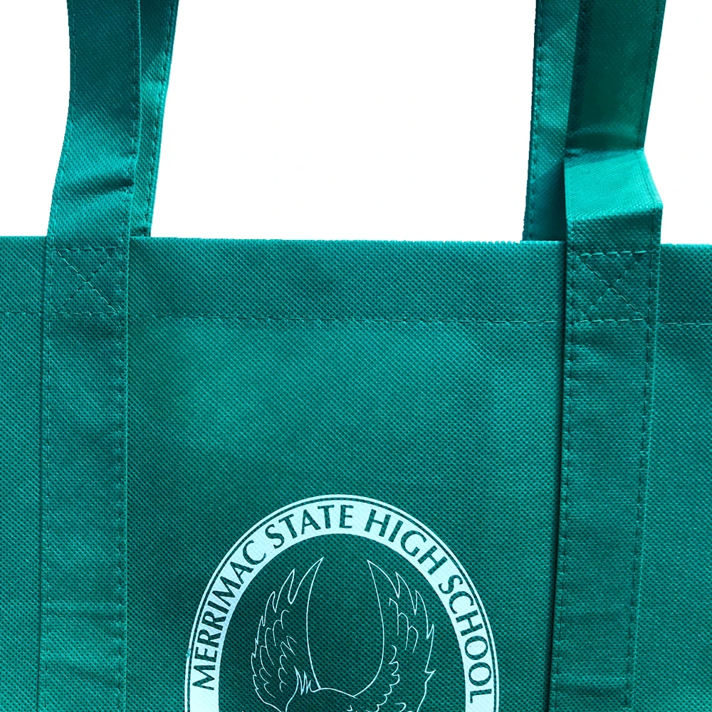custom logo wholesale recycled pet non woven fabric bag