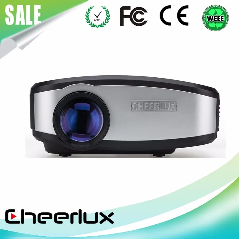 C6 видео проектор Портативный Кино Бимер с HDMI USB наушники мини ЖК-проектор хорошо для домашнего кинотеатра Развлечения