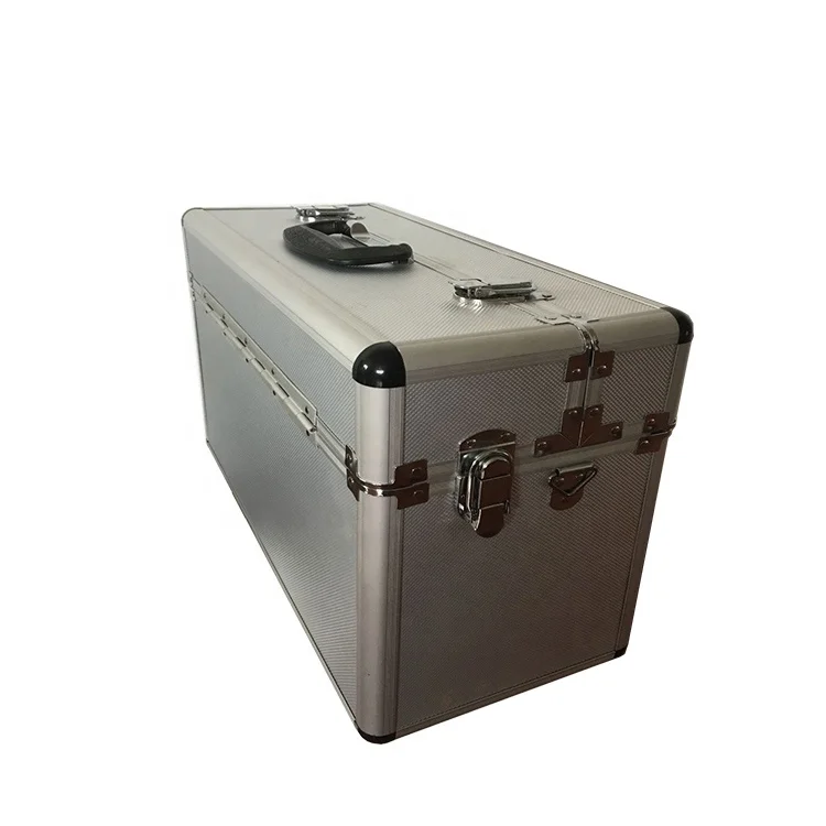 Aluminum transportation tool travel carrying briefcase portable box/case with wheels