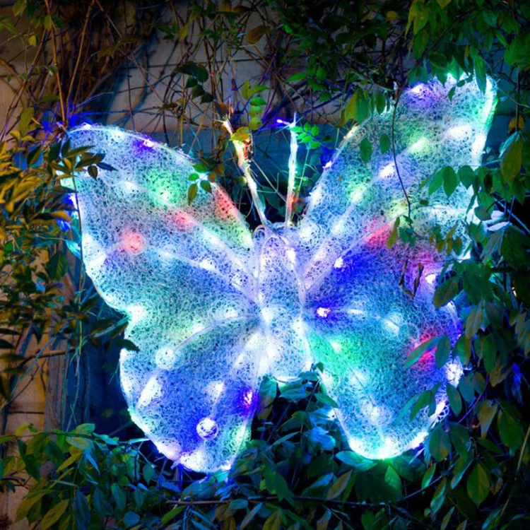 beautiful LED butterfly 3D motif light