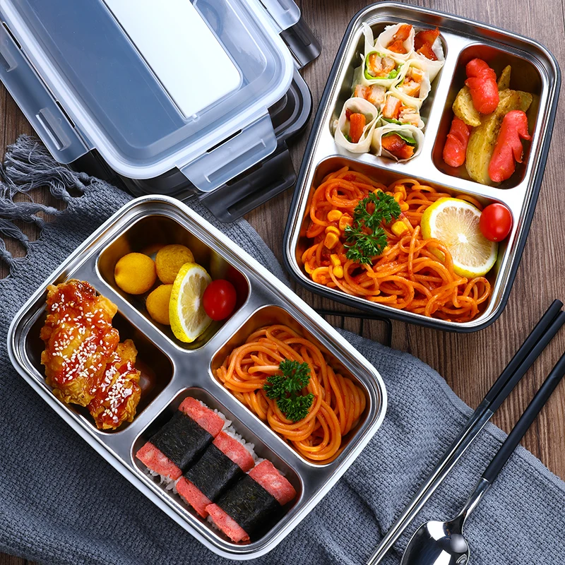 
BPA Free warm food container,metal stainless steel kids school bento lunch box for student 