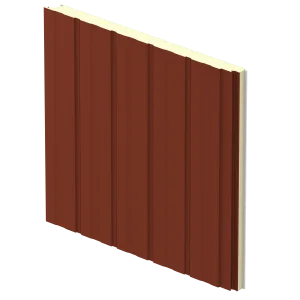 Polyurethane foam sandwich panel for cold room