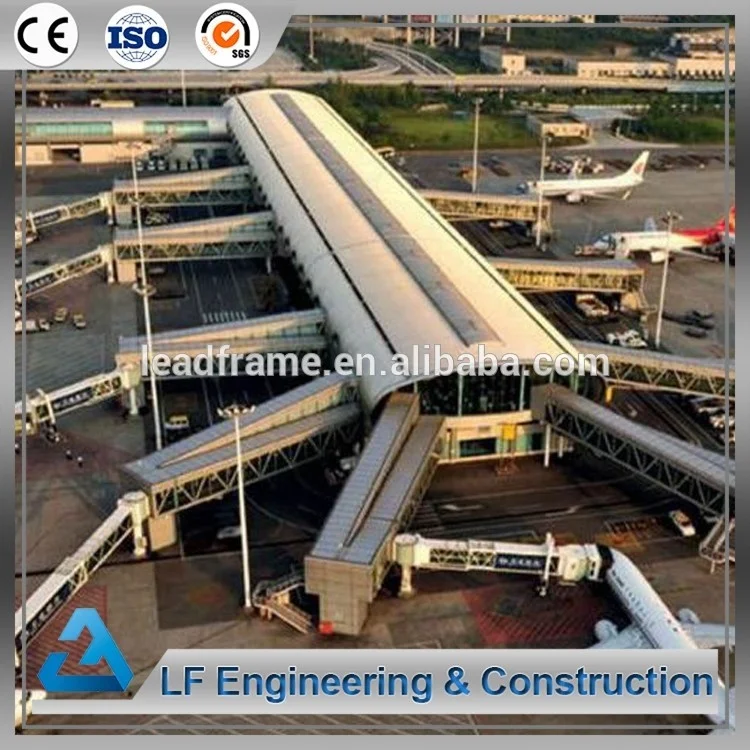 Modern large span steel structure airport construction materials