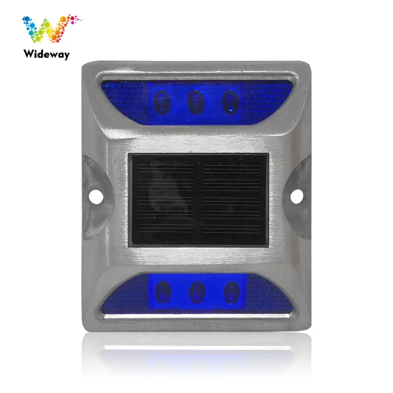 Deck Dock LED Garden Light Aluminium Alloy Raised Pavement Maker Solar Road Stud