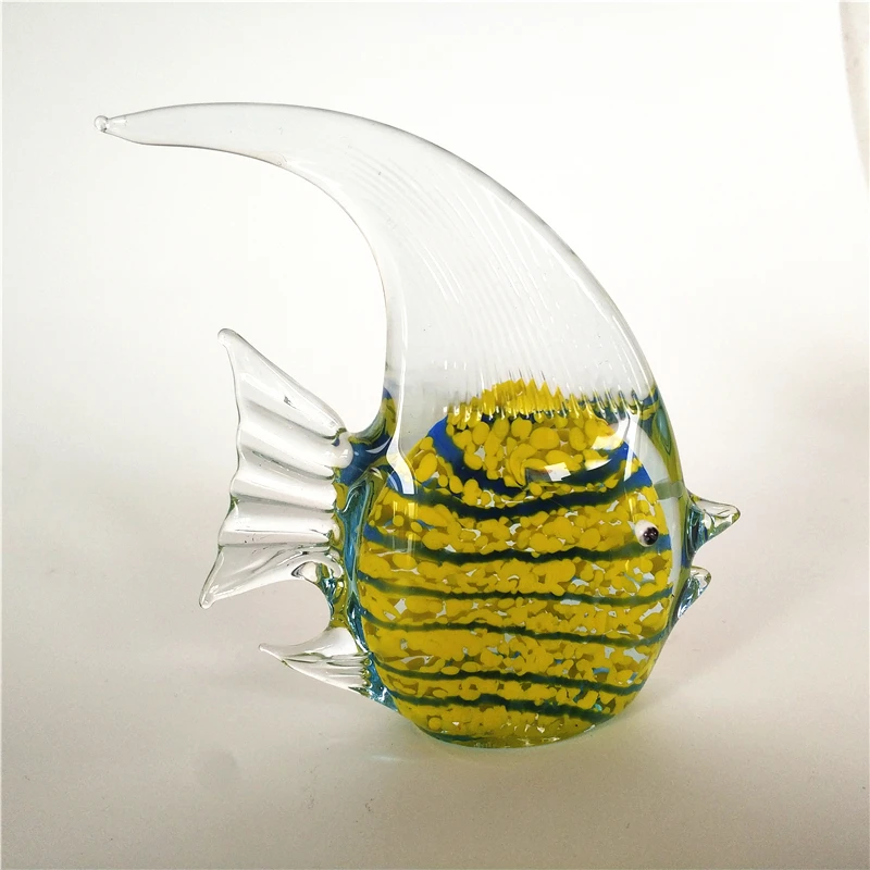 
BIG SALE fancy murano glass tropical fish sculpture 