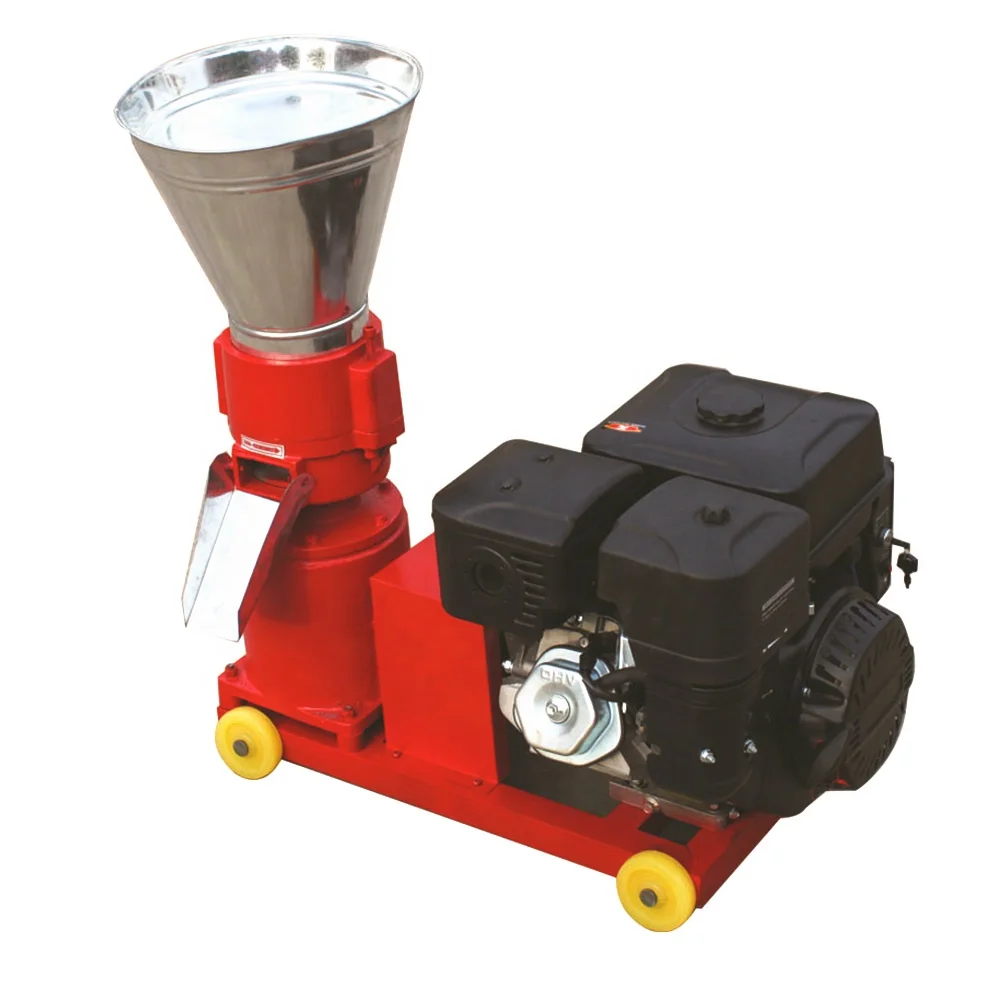 CE Certificate Gasoline engine Ring Die Biomass Sawdust Pellet Mill Machine