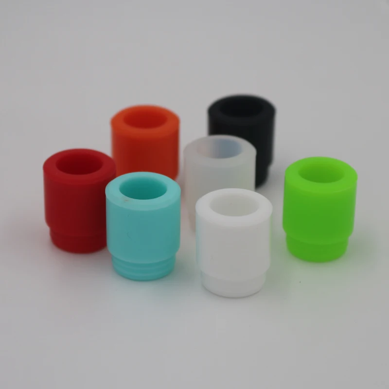 
lovekeke-S002 Silicone Mouthpiece Cover Drip Tip 810 test tip Colorful Silicon testing cap rubber short Tester 810 