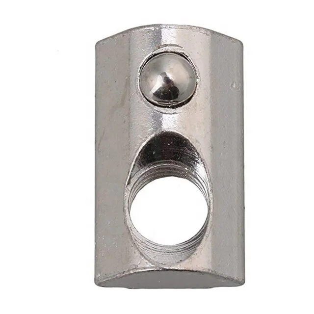 European Standard M8 Roll Ball Elastic Nuts for 4040 Series Aluminum Extrusion Profile