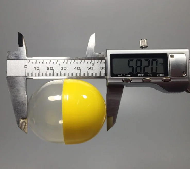 promotional plastic surprise candy box capsule empty egg toy for vending machine