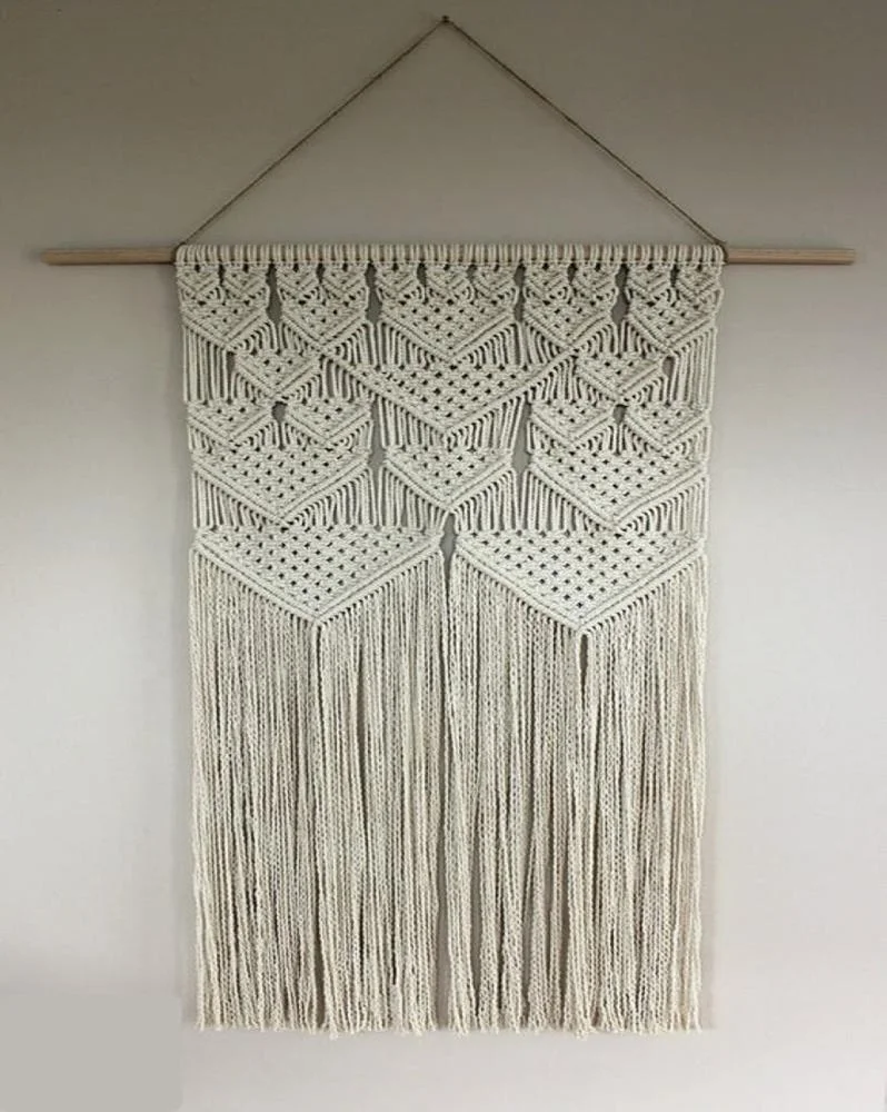 Handmade Organic Macrame Wall Hanging for Sale on Amazon Etsy