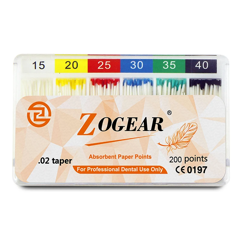 ZOGEAR ED005   dental gutta percha points ,dental consumables