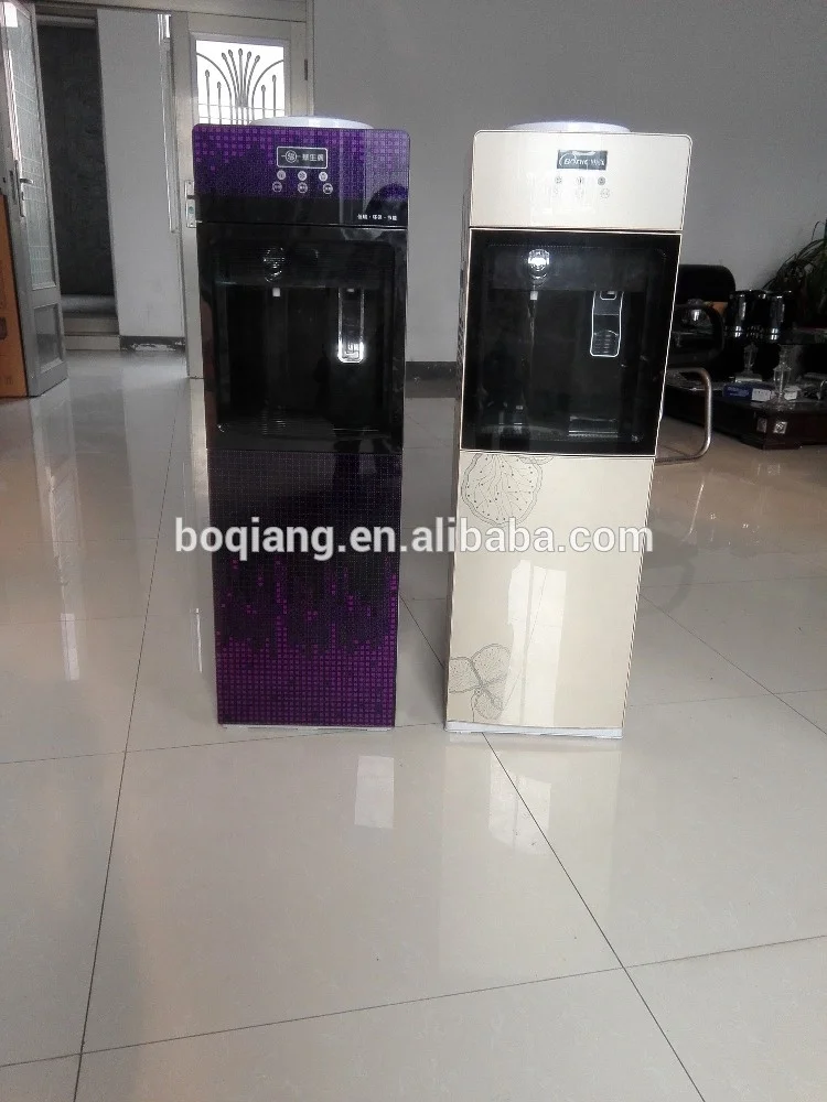 Dependable quality cold and hot plastic door water dispenser with cabinet