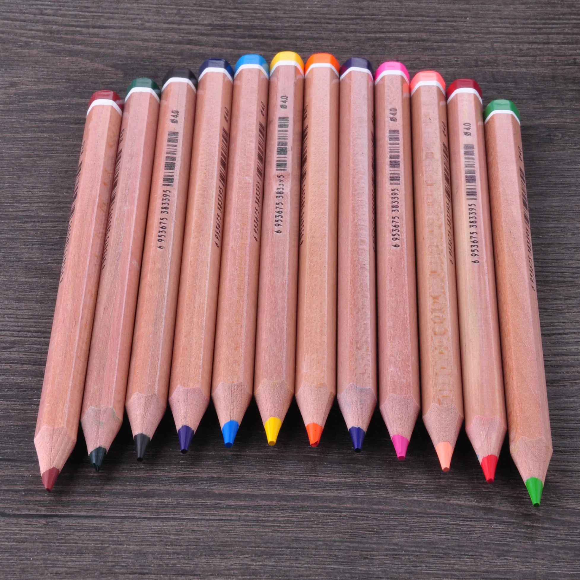 
Wholesale promotional customized logo colour pencil Set wooden jumbo colored pencil 