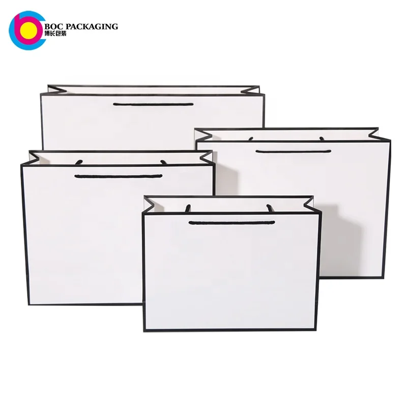 
WHOLESALE LOW MOQ NO MINIMUM BLACK paper gift bag 