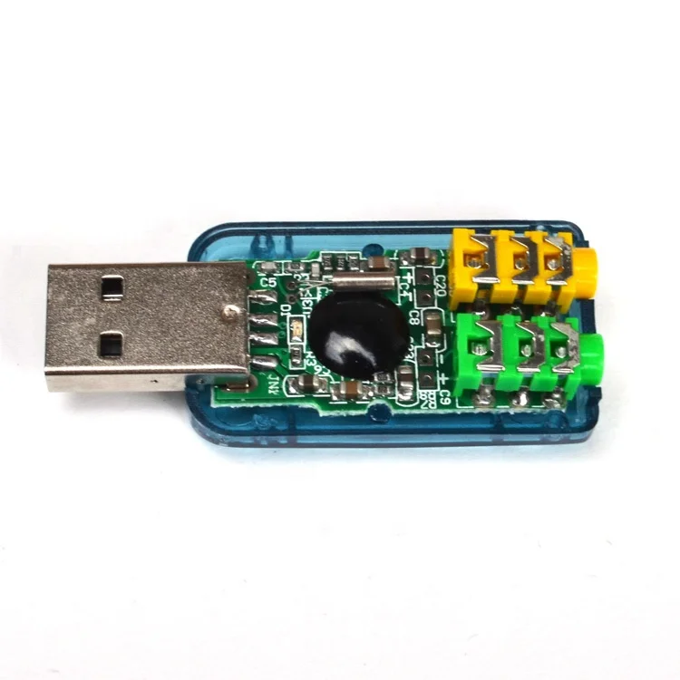 Внешний usb 5 1 3D Звуковая карта аудио