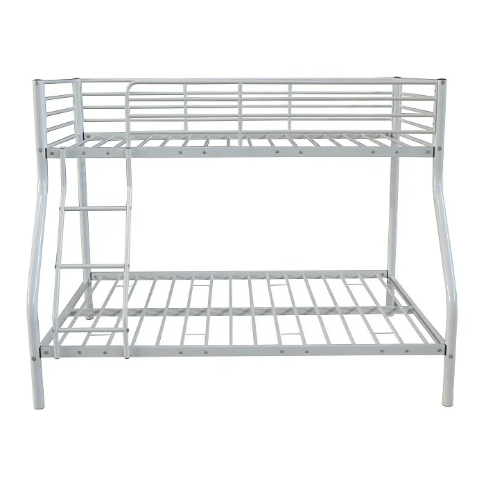 cheap white black iron metal twin double bunk beds for sale