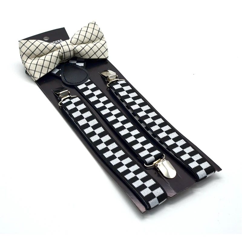 Оптовая Продажа Подтяжки для женщин галстук бабочка набор для мужчин дешевые Brace Высокое качество Y форма 3 зажимы взрослых размеры