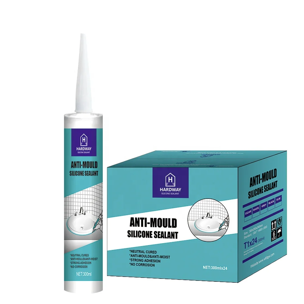 
clear optically fireproof rvt silicone based adhesive sealant for metal 