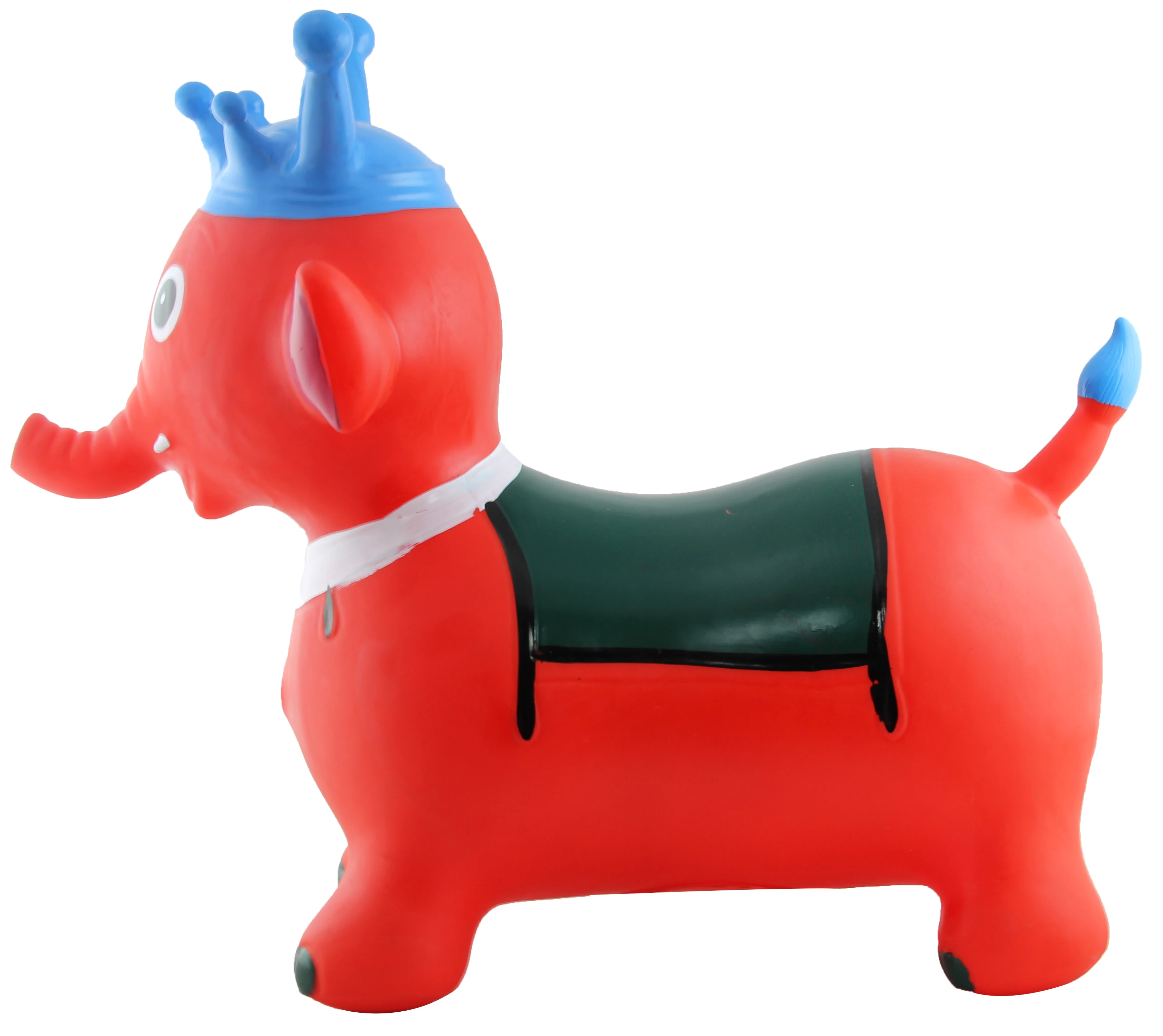 Inflatable Eco-friendly PVC Ride-on Animal Hopper Elephant with voice indoor & outdoor toys