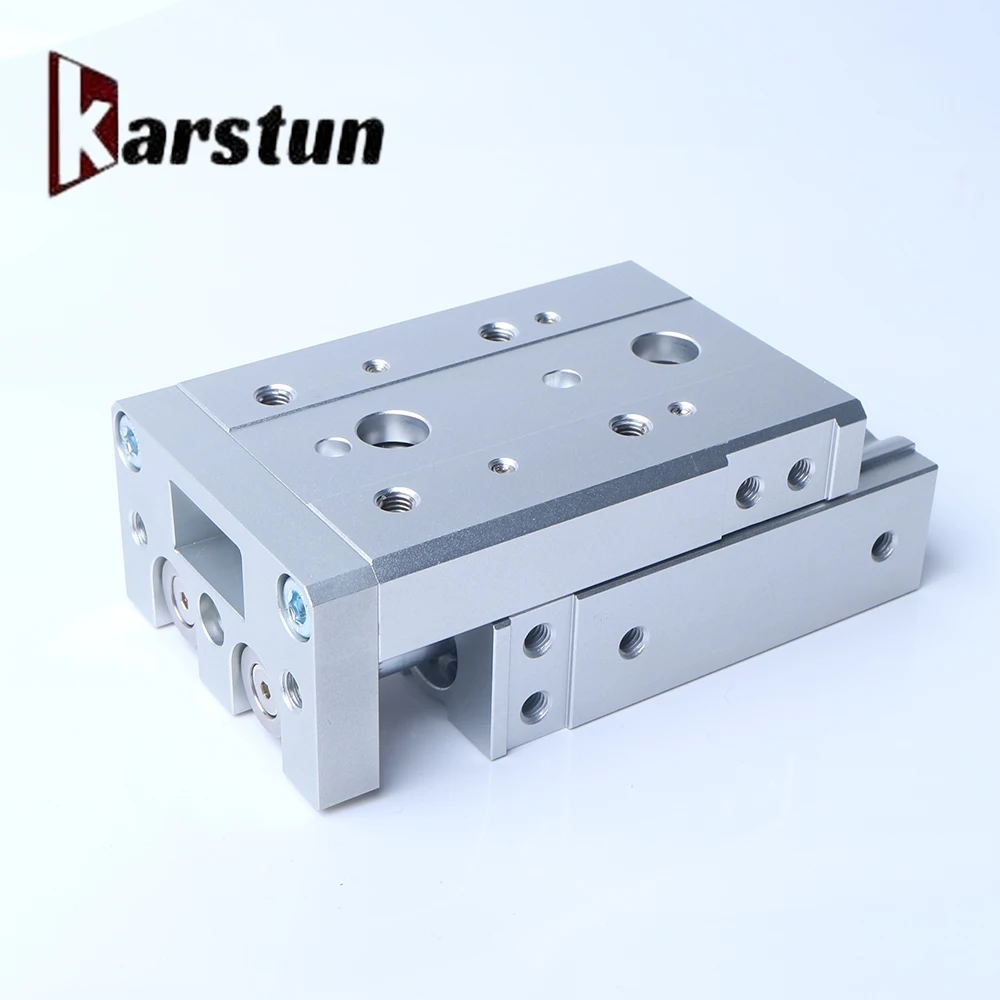 Air Slide Table Cylinder MXS SMC Standard, Double acting and Bore size (mm) 6, 8, 12, 16, 20, 25