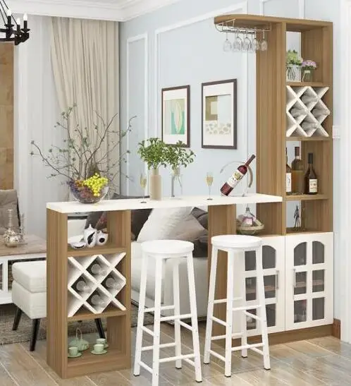 modern wood wine cabinet bar table designs