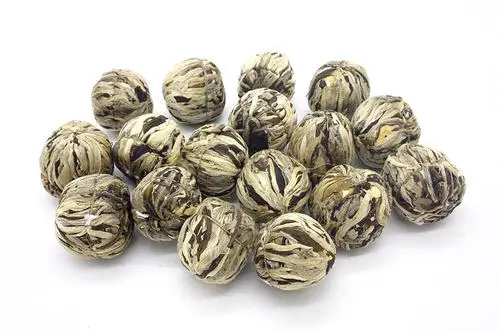 Handmade organic flowering jasminer x4-1u loss weight Blooming Tea ball gift packing box