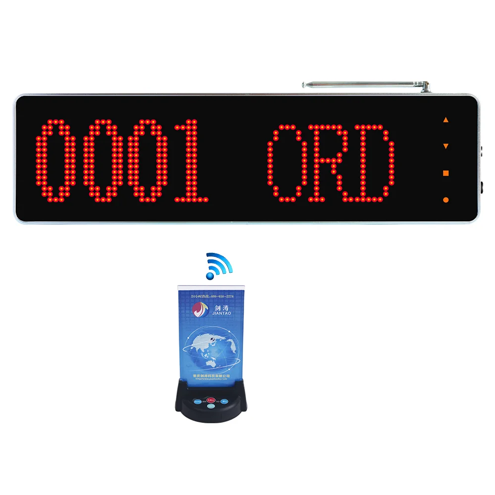 Беспроводная система управления вызовами монитор отображение номера очереди