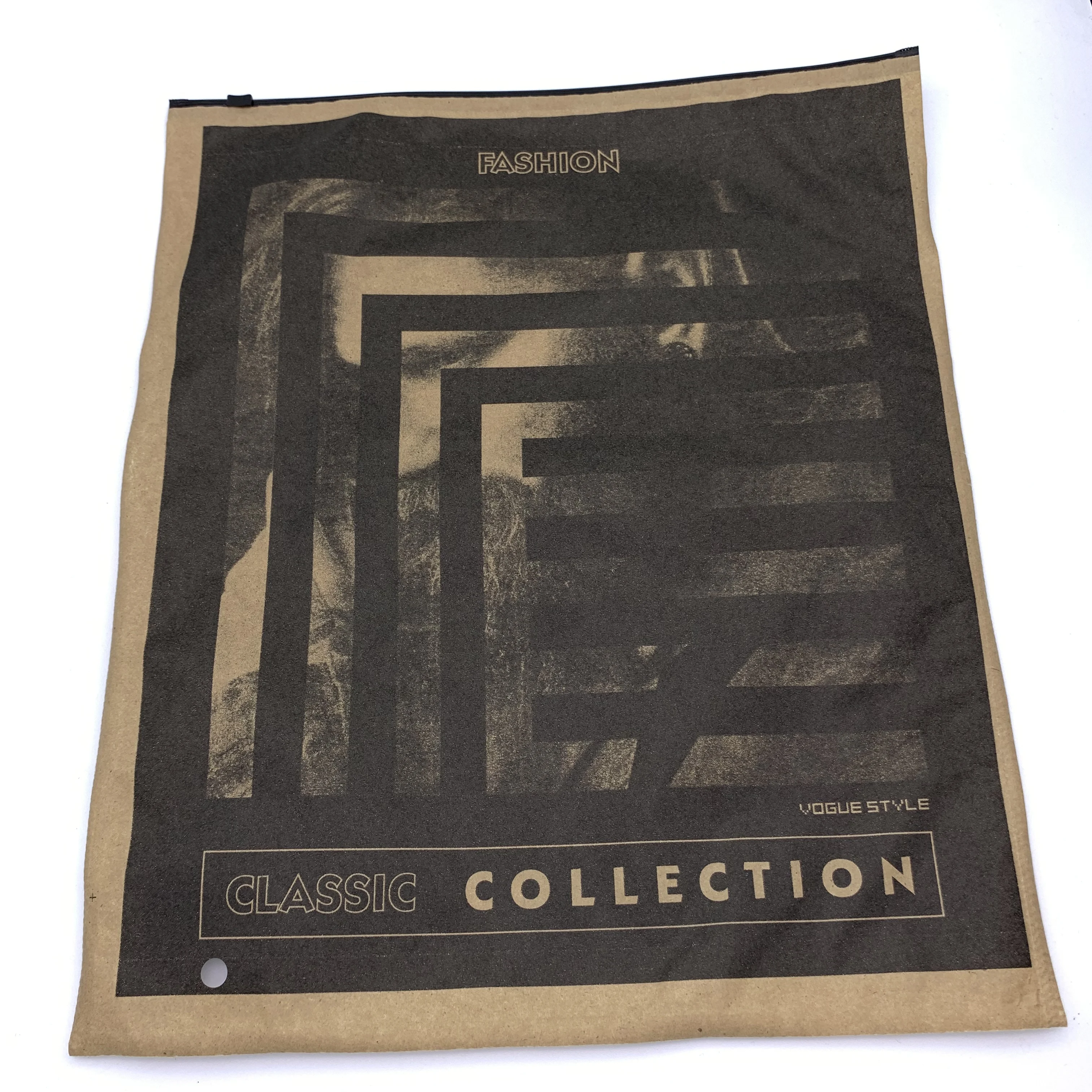 
Waterproof No Smell custom logo printed reusable zip bag 