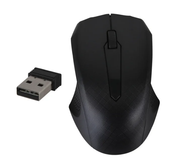 
For office computer OEM black color 2.4GHz wireless keyboard mouse combo with USB receiver 