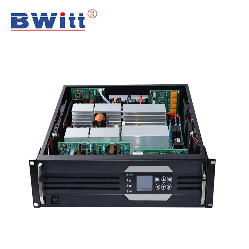 10KVA Large Power Dc Inverter Ac Rack Mount Pure Sine Wave Inverter 220VDC To 220VAC 6000 Watt Inverter