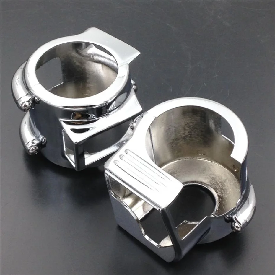 Pair Chrome CNC Aluminum Motorcycle part Handlebar Switch Housing Cover Shadow For Honda VTX 1800 2002-2008