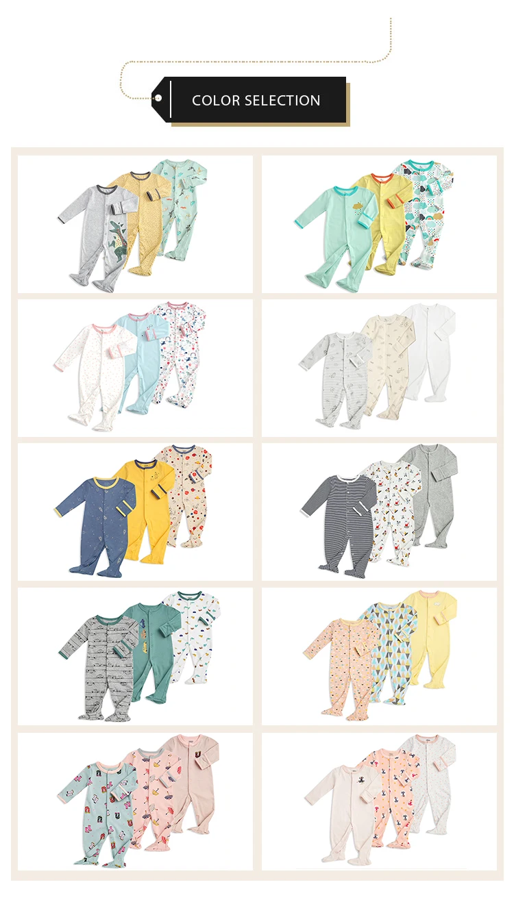 Colorland New design boys and girls cartoon newborn clothes baby long sleeve bodysuit mamas & papas quality