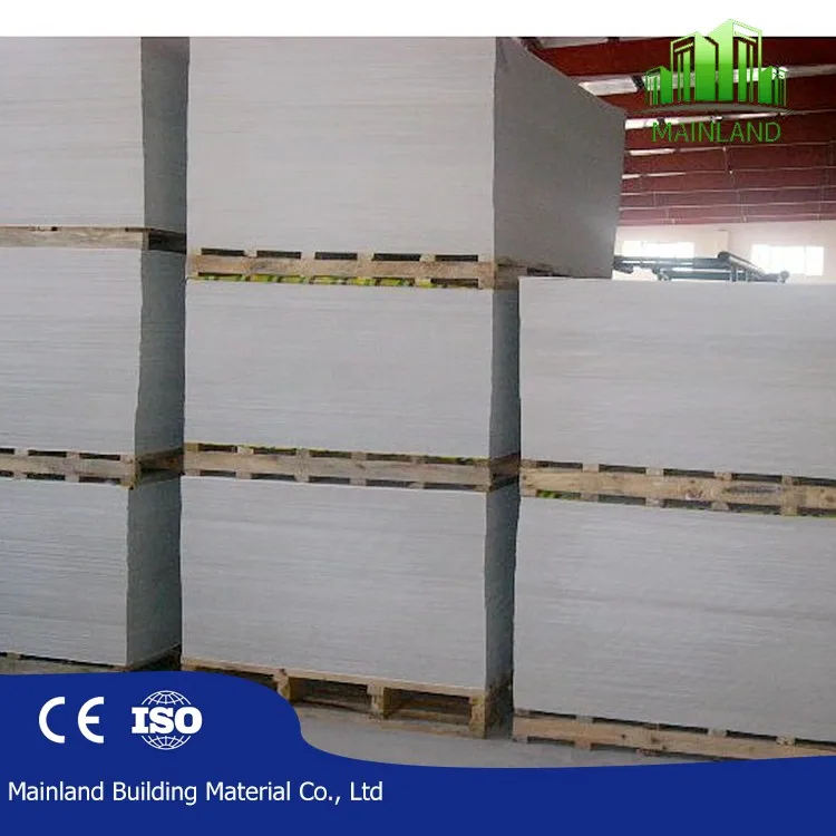 
8mm/9mm/10mm/12mm good value fireproof fiber cement interior and exterior wall board 