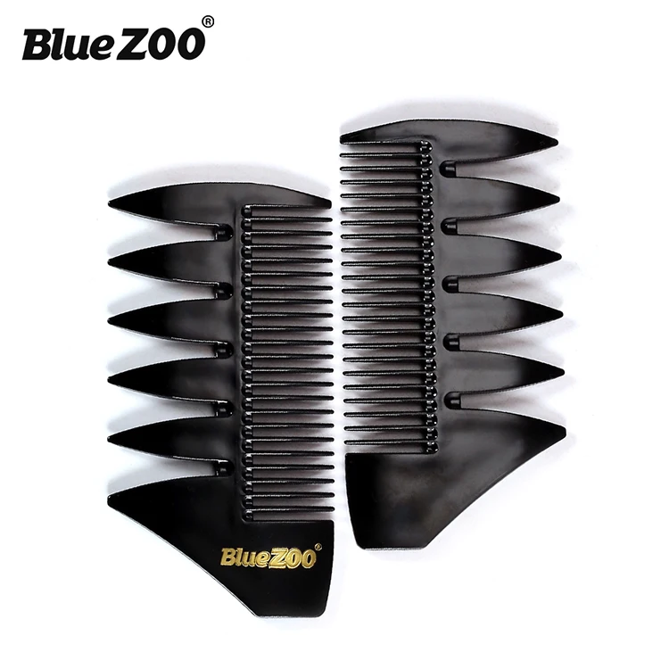 2 in 1 Hair Stylist Comb for Men,Wide Teeth Comb