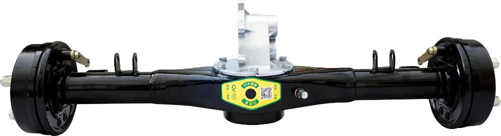 Three open dedicated integral rear axle