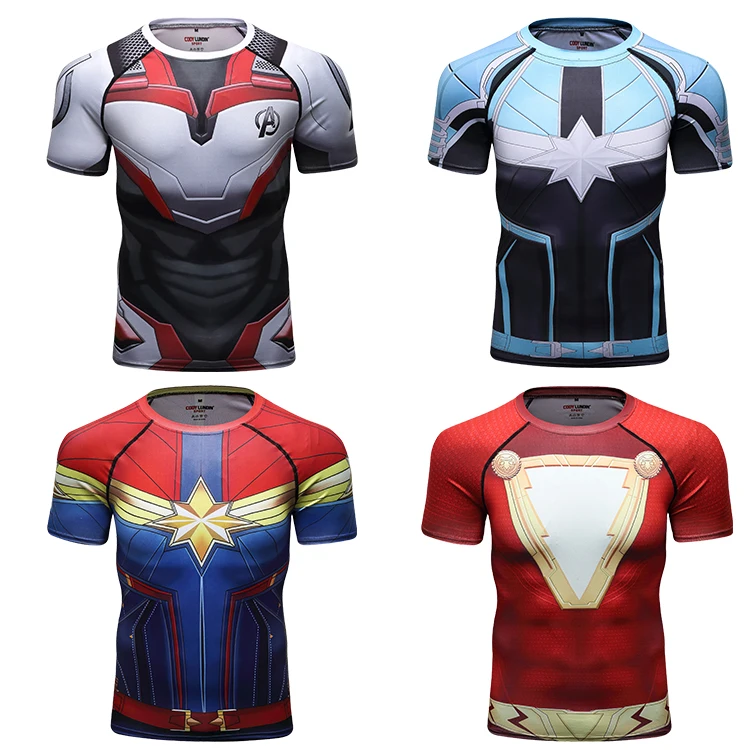 Cody Lundin Marvel Superhero T Shirts Men Endgame T-Shirt